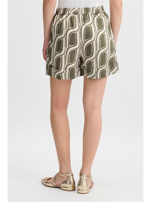 Short in ramié stampato Liu Jo | WA5483T6862.M9531
